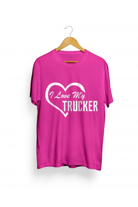 Trucker T-shirt illustration | I love my Trucker