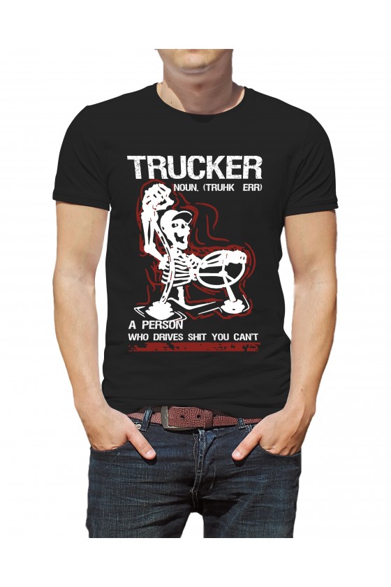 Camiseta Camionero ilustración | Trucker Noun (Truhk err)