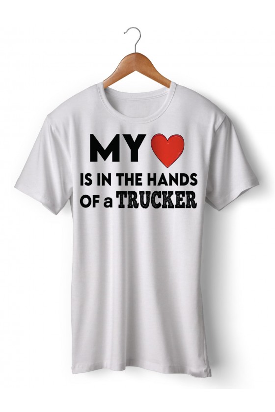 Camiseta Camionera ilustración | My is in the hands of a Trucker