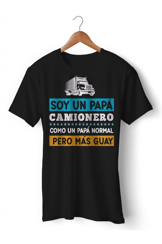 Camiseta Camionero ilustración | Soy un Papa Camionero