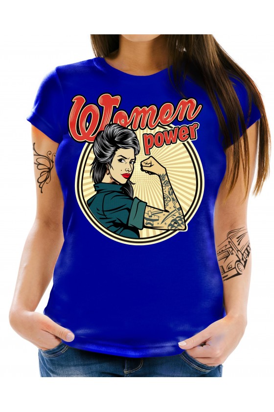 Trucker T-shirt illustration | Women Power
