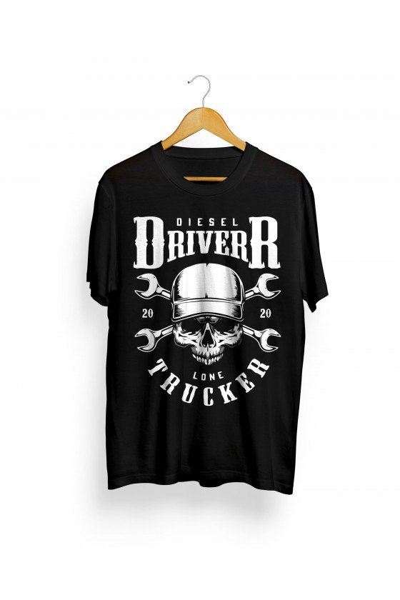 Trucker T-shirt illustration | Driver Lone Trucker 2020