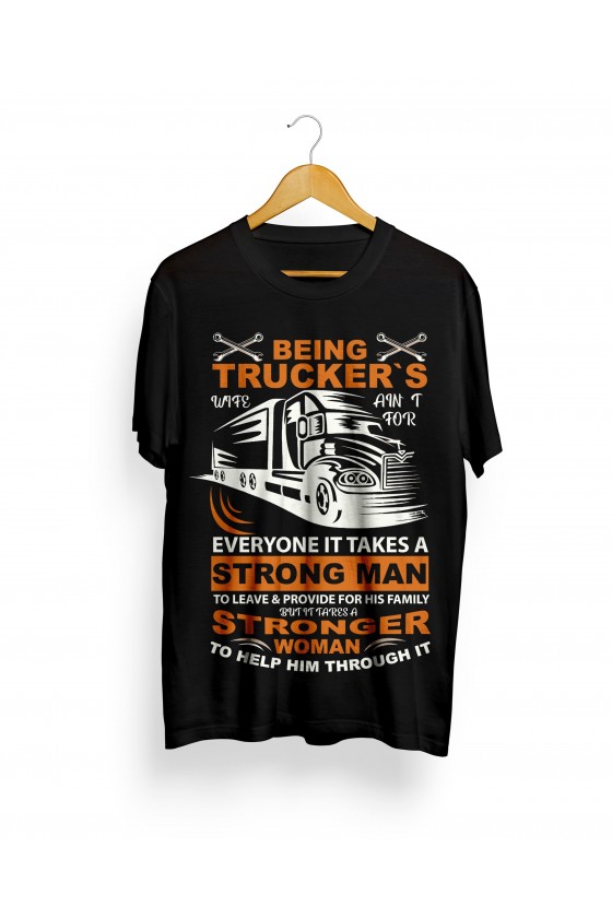 Trucker T-shirt illustration | Everytone it Takes a Strong Man