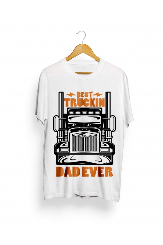 Trucker T-shirt illustration | Best Truckin Dad Ever