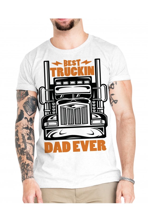 Trucker T-shirt illustration | Best Truckin Dad Ever