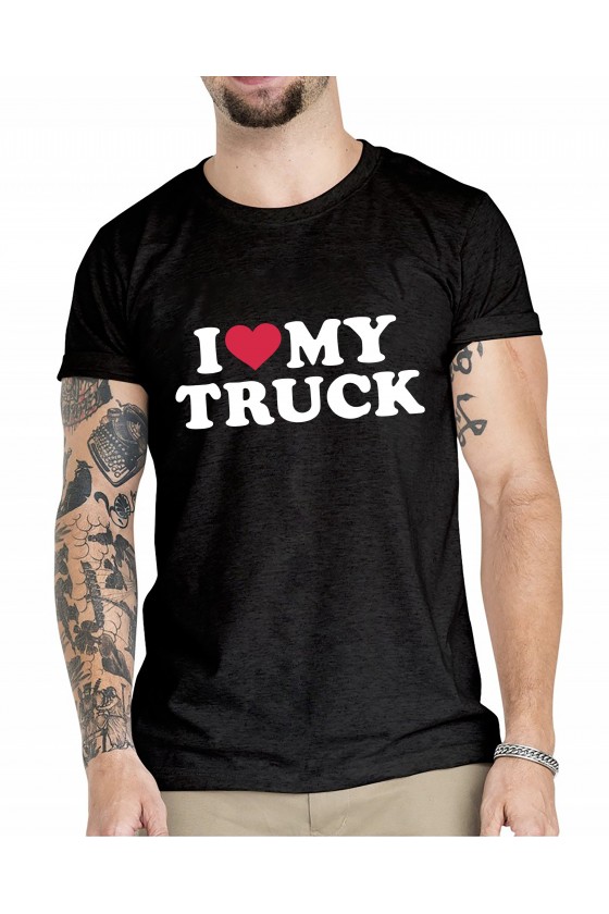 Trucker T-shirt illustration | I love my truck