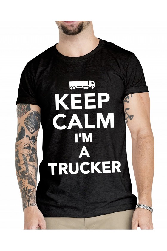 Camiseta Camionero ilustración | Keep Calm I'm a Trucker