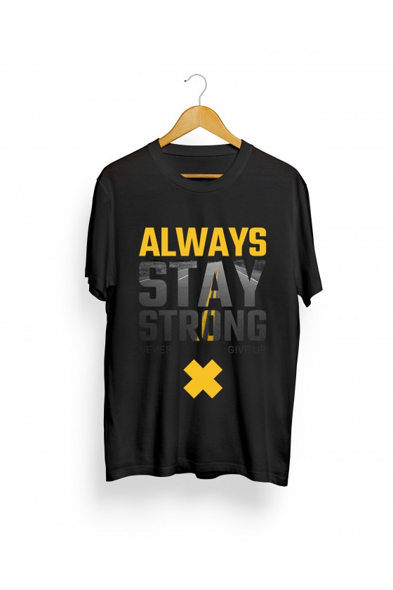 Driver illustration t-shirt | Always Stay Strong Never Give Up