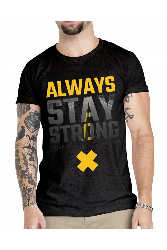 Driver illustration t-shirt | Always Stay Strong Never Give Up